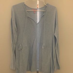 Blue Lilly Pulitzer tunic sweater